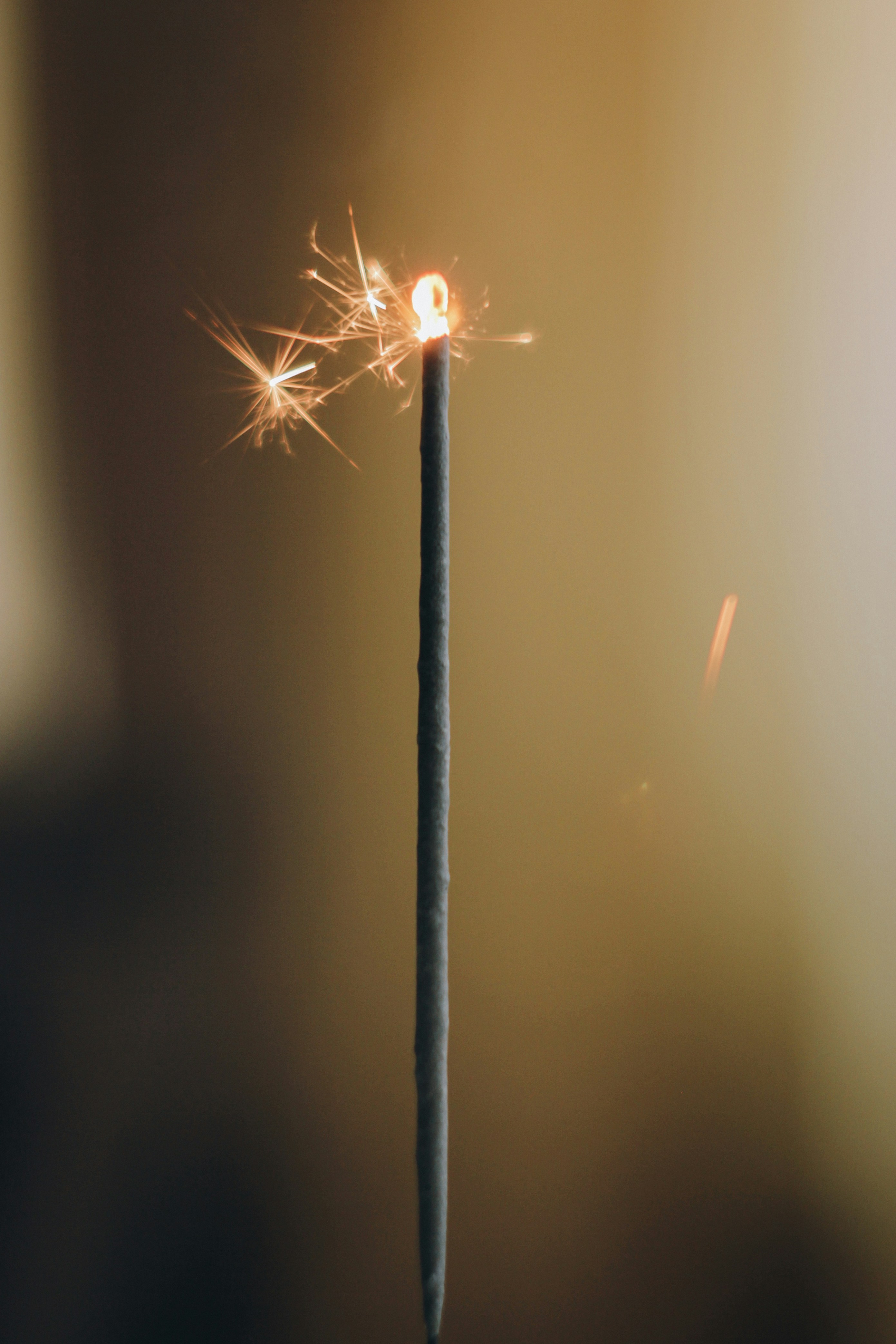 Close-up of a firework launching