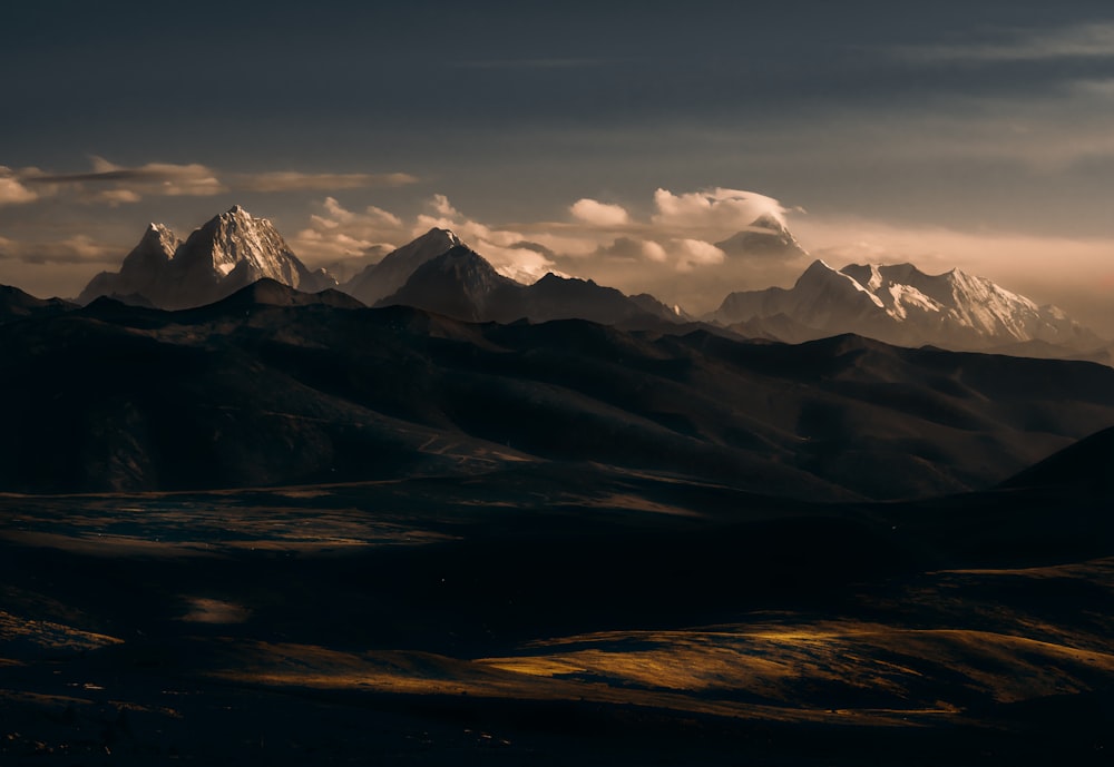 snow covered mountains during daytime