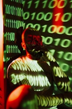man in white and black striped long sleeve shirt