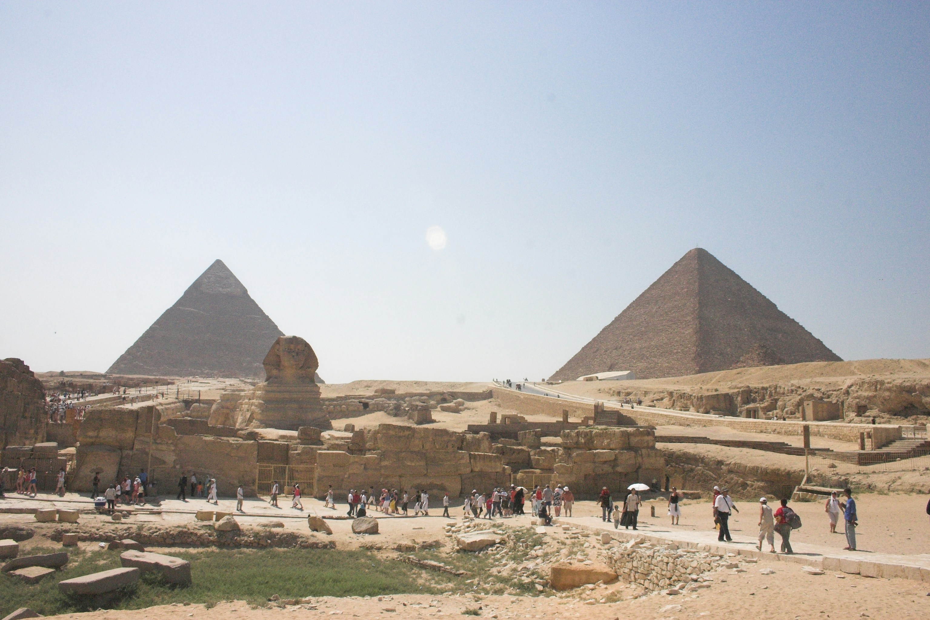 Brown pyramid under blue sky during daytime
