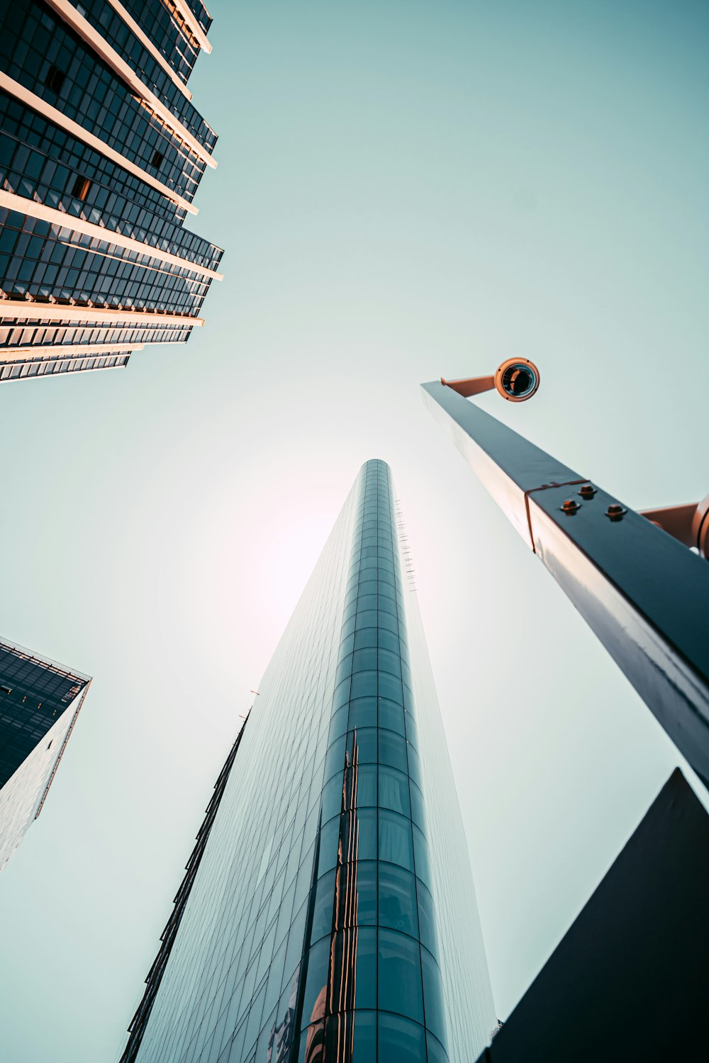 low angle photography of high rise building