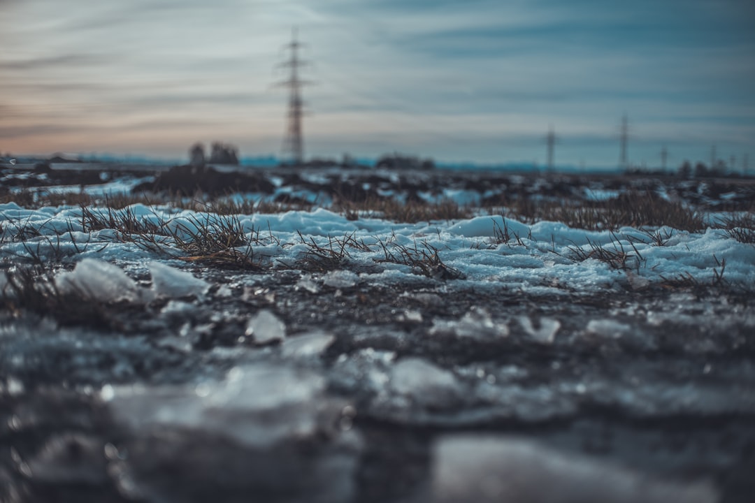 snow covered field during daytime