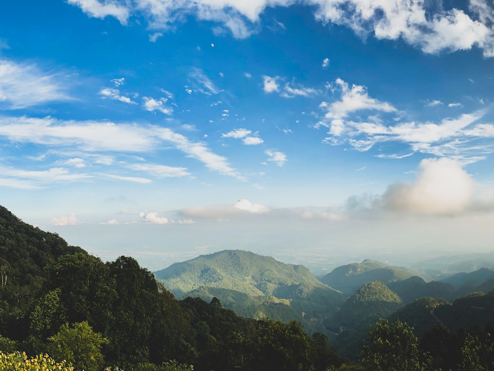 green mountains under blue sky during daytime