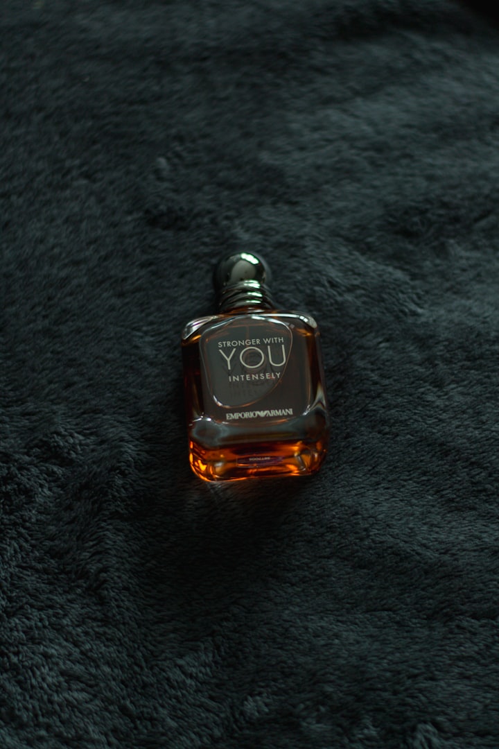 Luxury men's perfume bottle