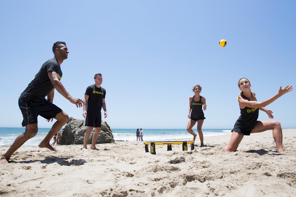 people on beach during daytime