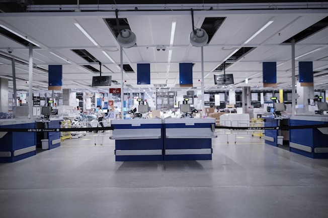 A modern logistics facility showcasing efficient operations.