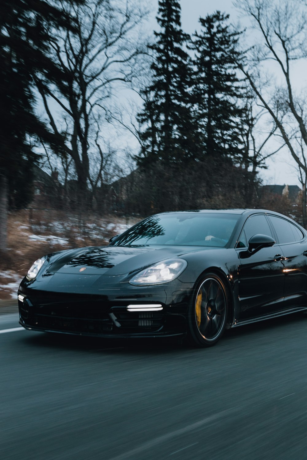 black porsche 911 on road during daytime