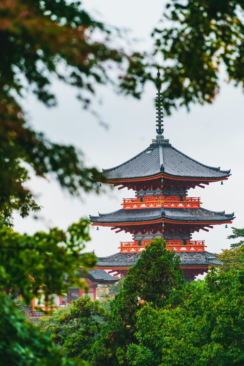 brown and white temple surrounded by green trees during daytime