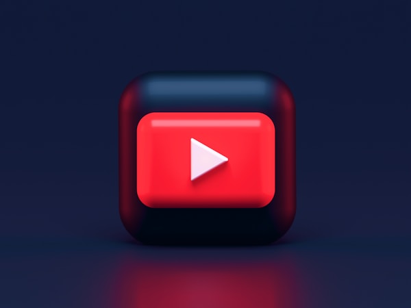 YouTube Dark Mode 3D icon concept. Write me: alexanderbemore@gmail.com, if you need 3D visuals for your products.by Alexander Shatov