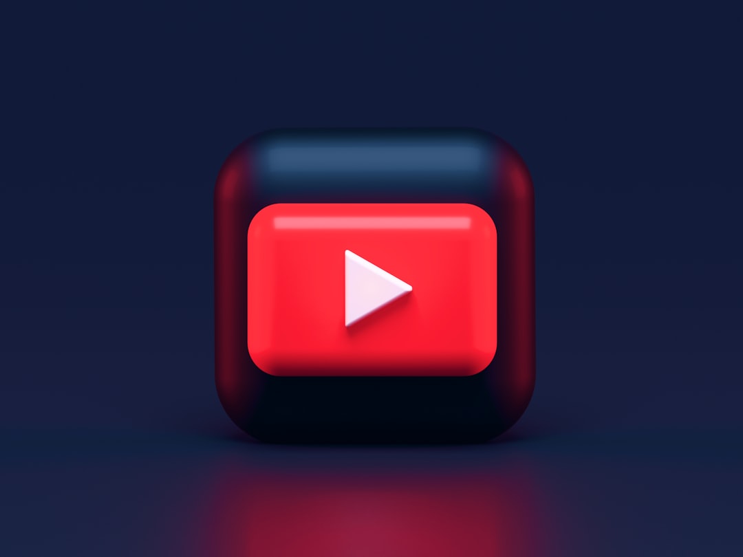 YouTube Dark Mode 3D icon concept. Write me: alexanderbemore@gmail.com, if you need 3D visuals for your products.