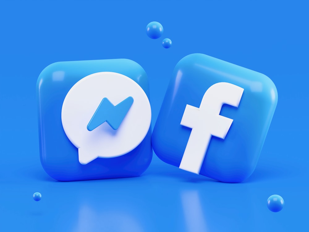 Facebook and messenger icons