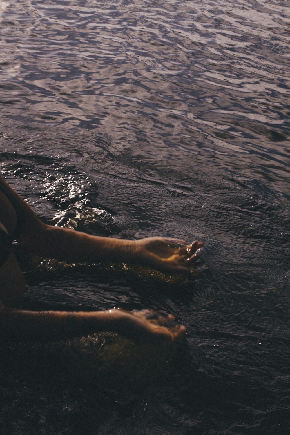 person in water during daytime