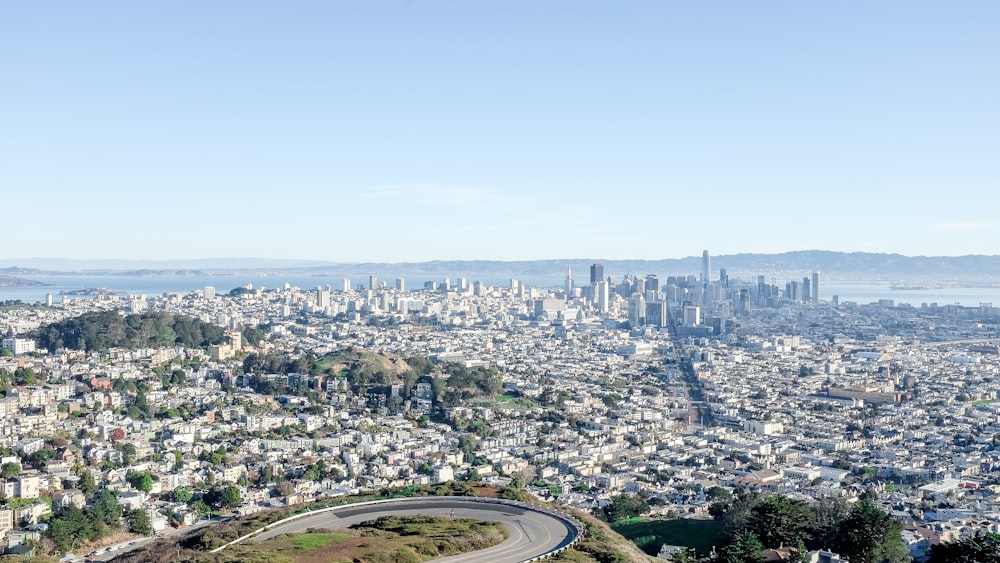 aerial view of city buildings during daytime