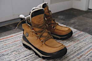 brown and black high top sneakers