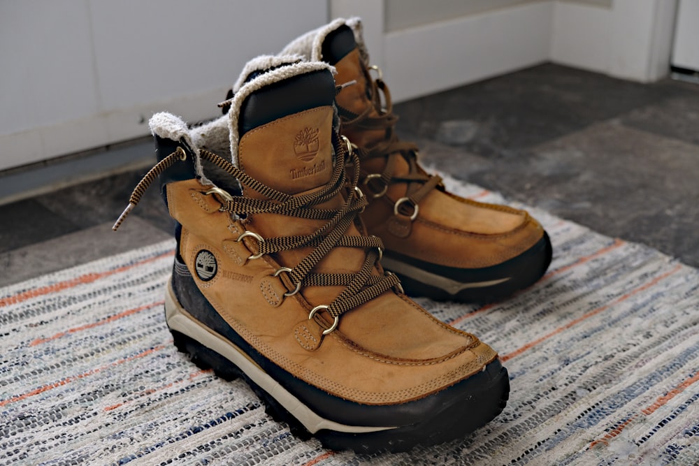 brown and black high top sneakers