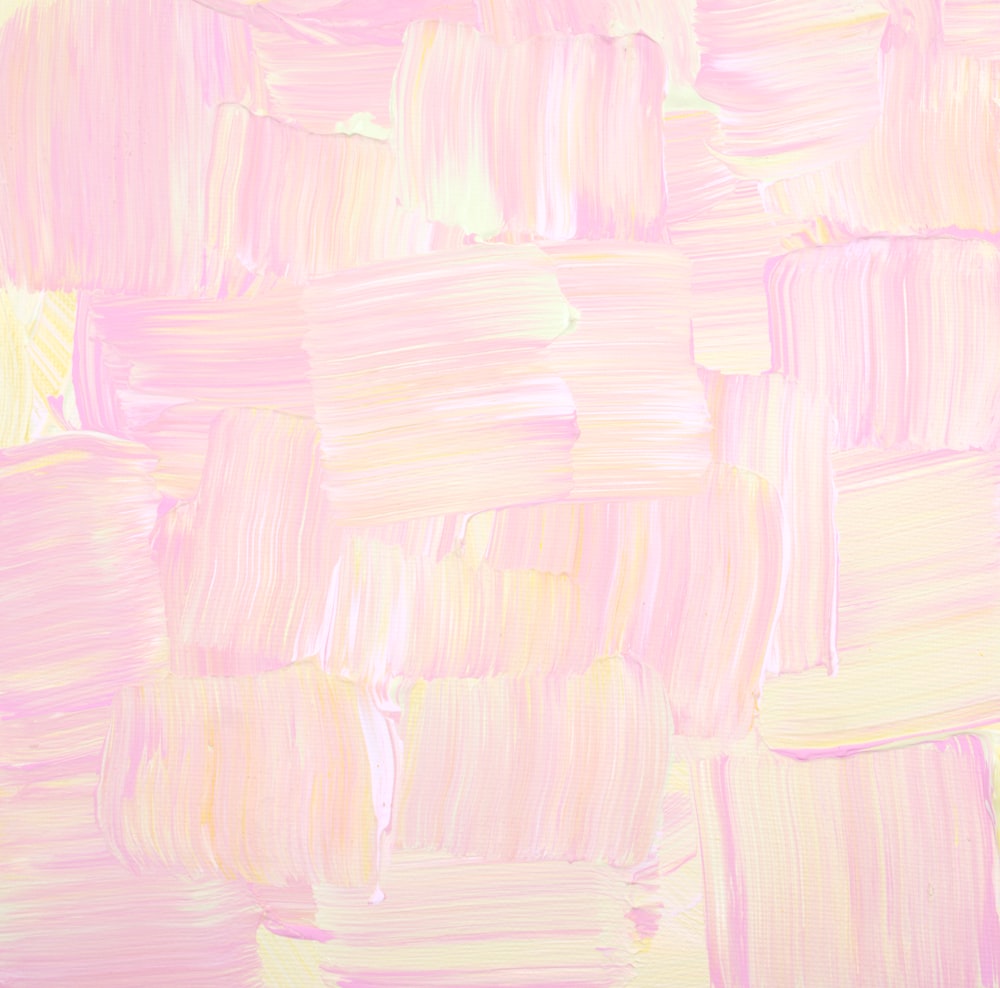 pink and green abstract painting
