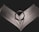 A book is open with its pages slightly creased, forming a heart shape. At the center, a ring stands upright, casting a heart-shaped shadow onto the pages below. The lighting is dark, creating a dramatic and romantic ambiance.