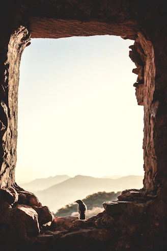 brown rock formation near body of water during daytime