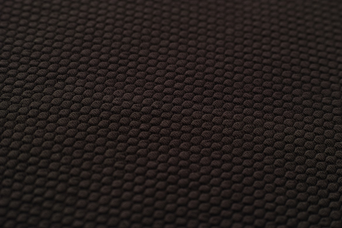 High performance sports textile macro view