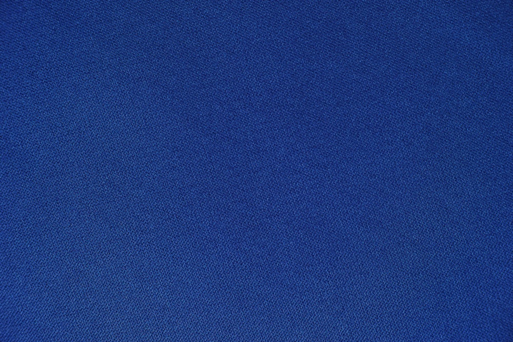 textile bleu en gros plan