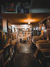 brown wooden chairs and tables inside restaurant