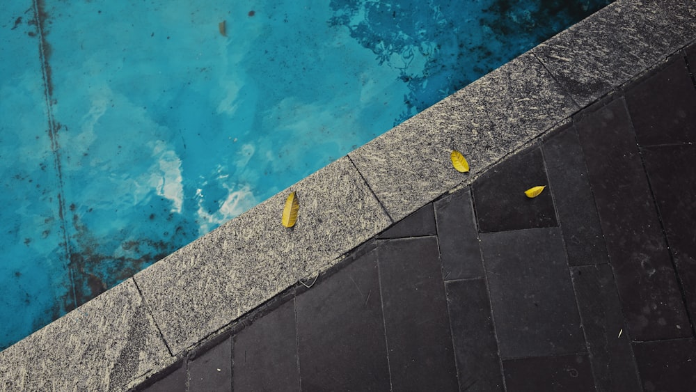 Foto de linea amarilla en piscina – Imagen gratuita 解放东路8号 en Unsplash