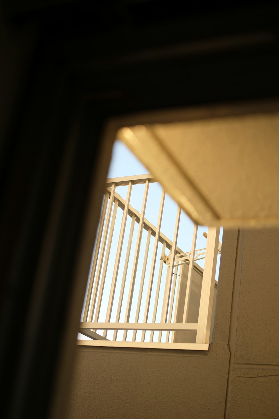 white wooden framed glass window