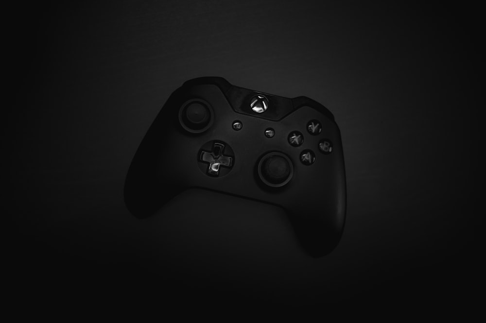 black xbox one game controller