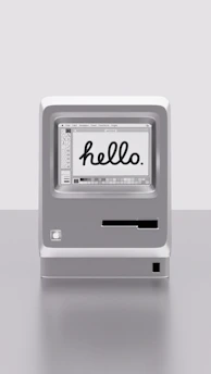 Embedded device shows Hello as part of Hello World.
