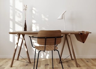 brown wooden table and chairs