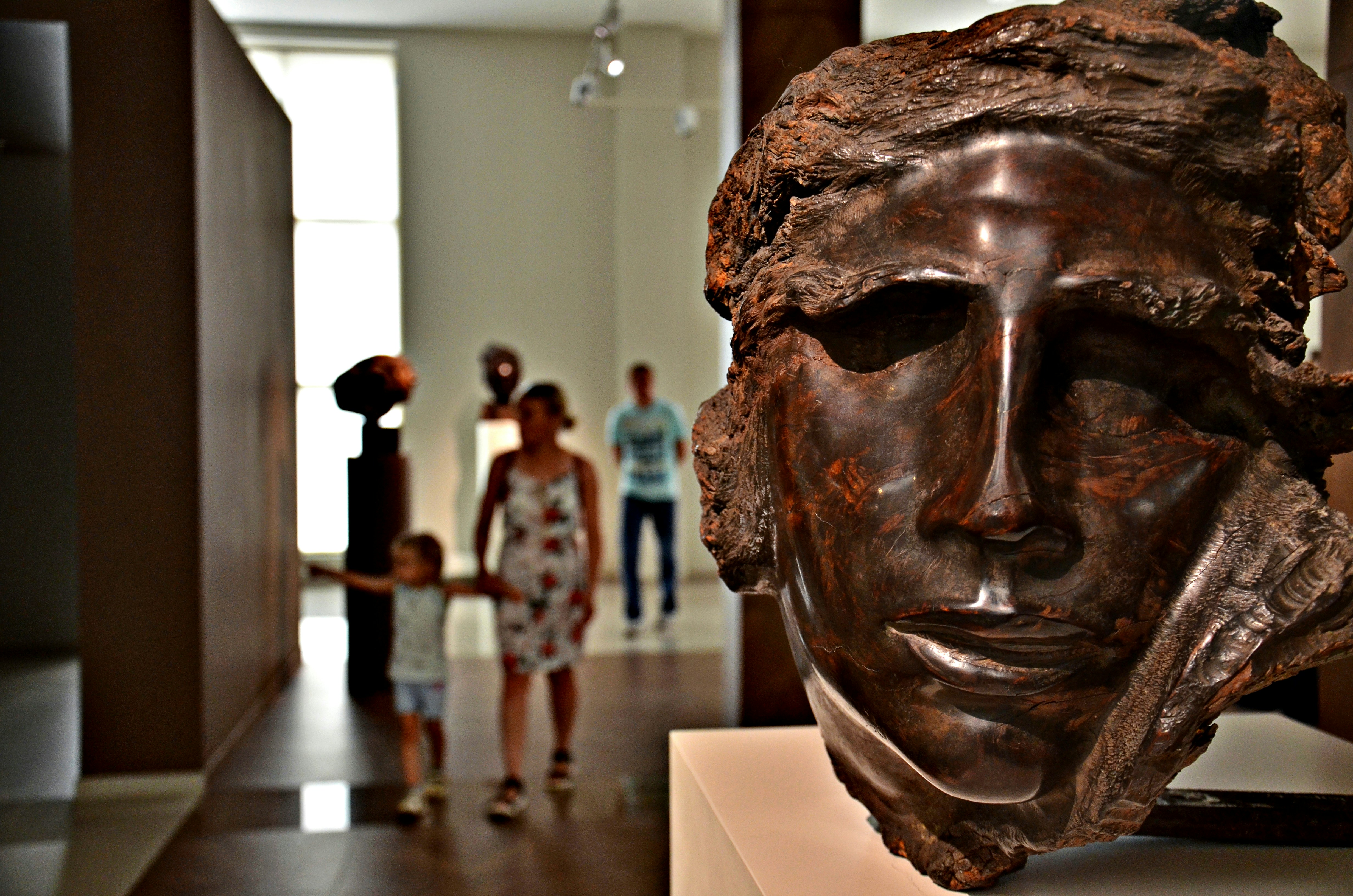 A photo from Stepan Erzia's art display at Erzia Fine Arts Museum in Saransk, Russia.