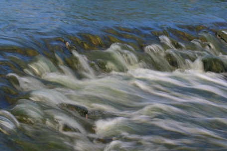 water waves on gray rocks