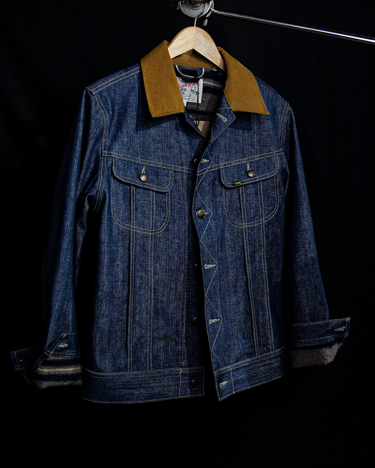 Sherpa Collar Denim Jacket