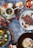 An elegant flat lay of gourmet dishes arranged artfully on a rustic wooden table.