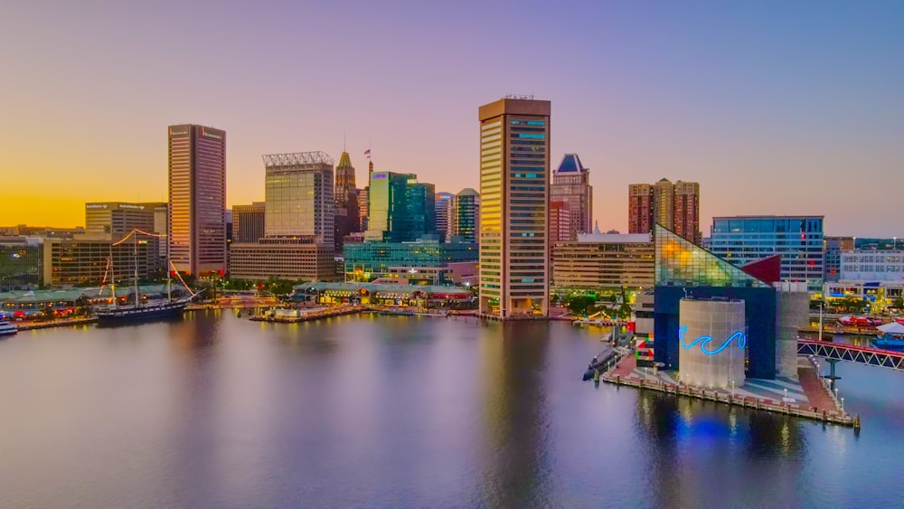 city skyline across body of water during daytime