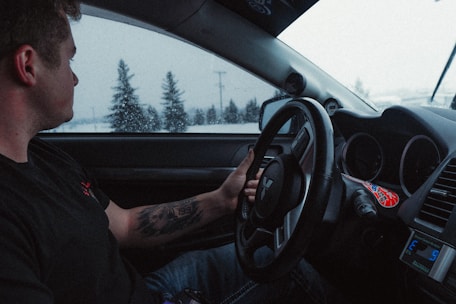 A professional driver holding a Canadian driver's license.