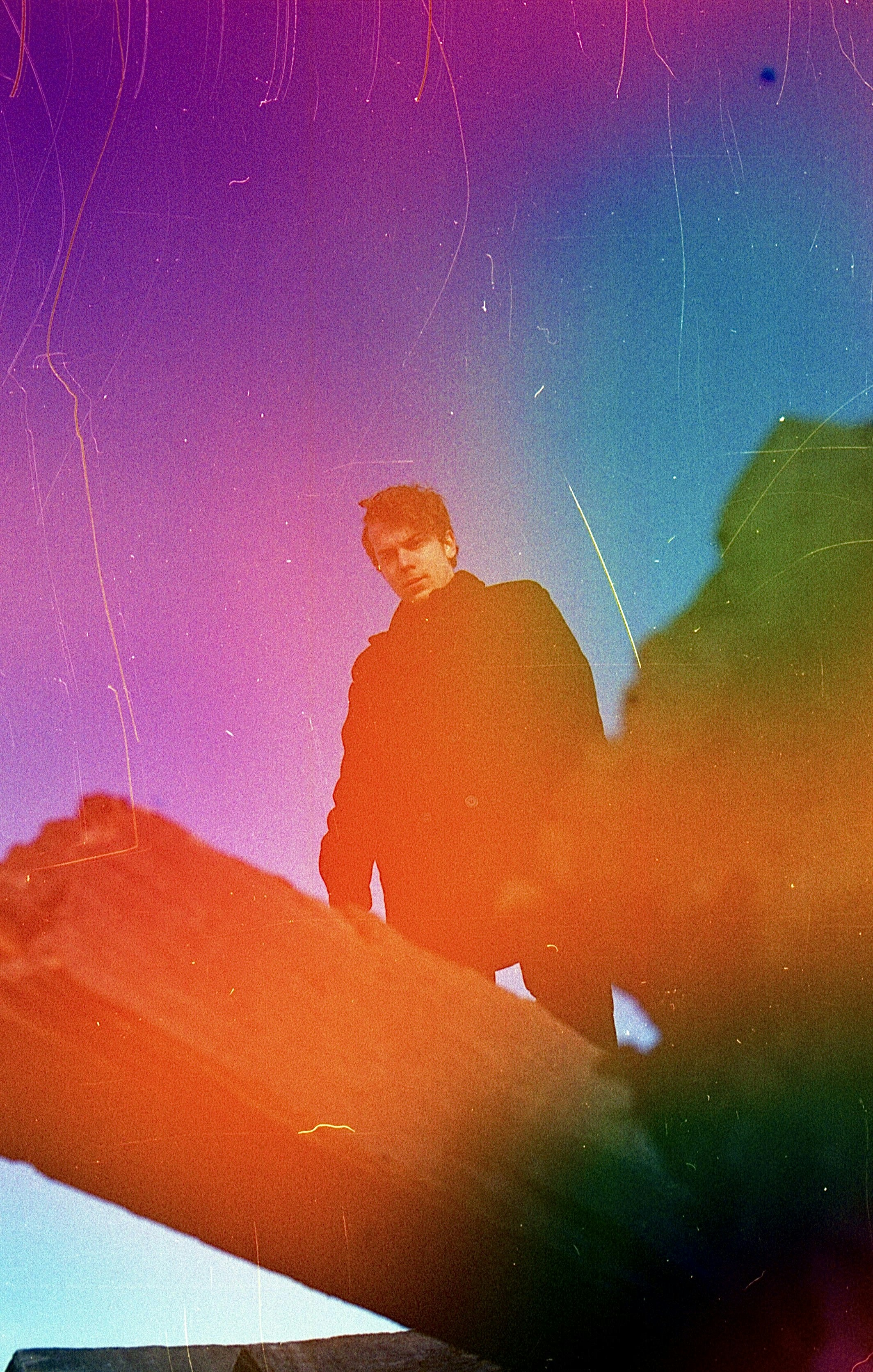 man in black long sleeve shirt