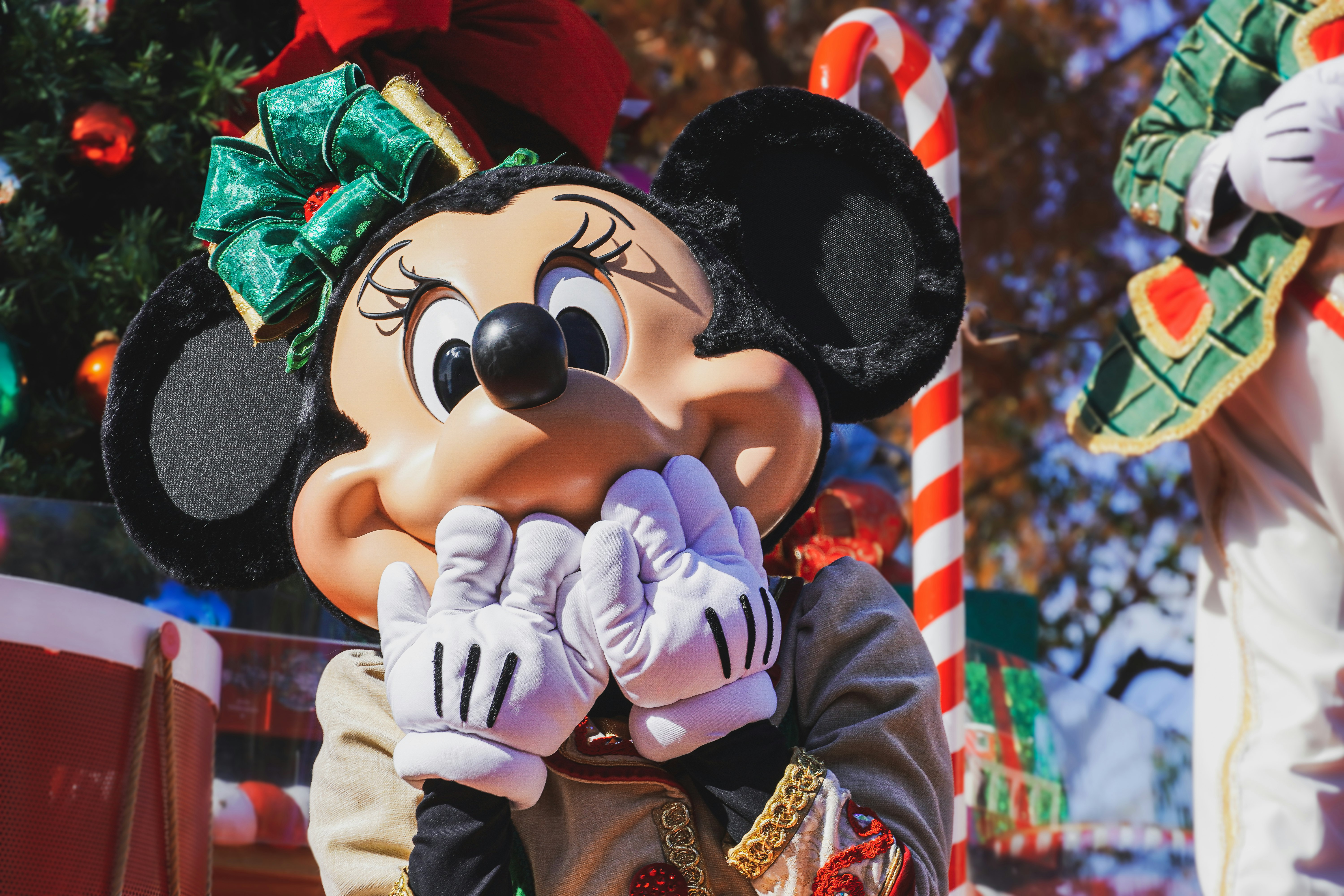 mickey mouse and minnie mouse plush toys