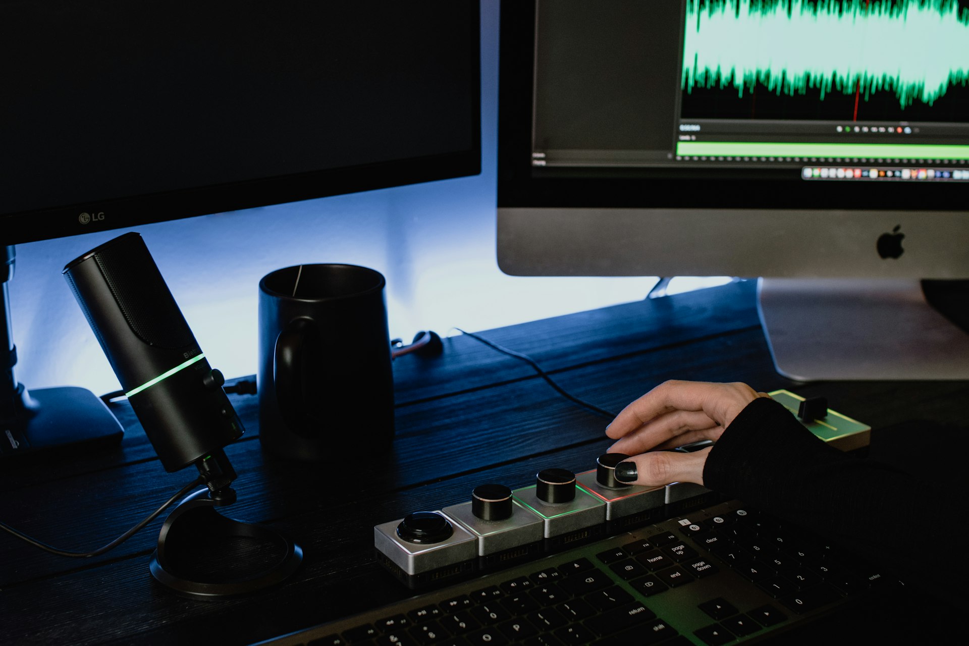 Nairobi skyline at dusk