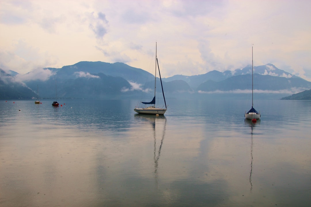 boats on a tranquil water