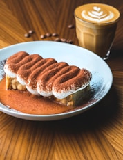 brown cookies on white ceramic plate