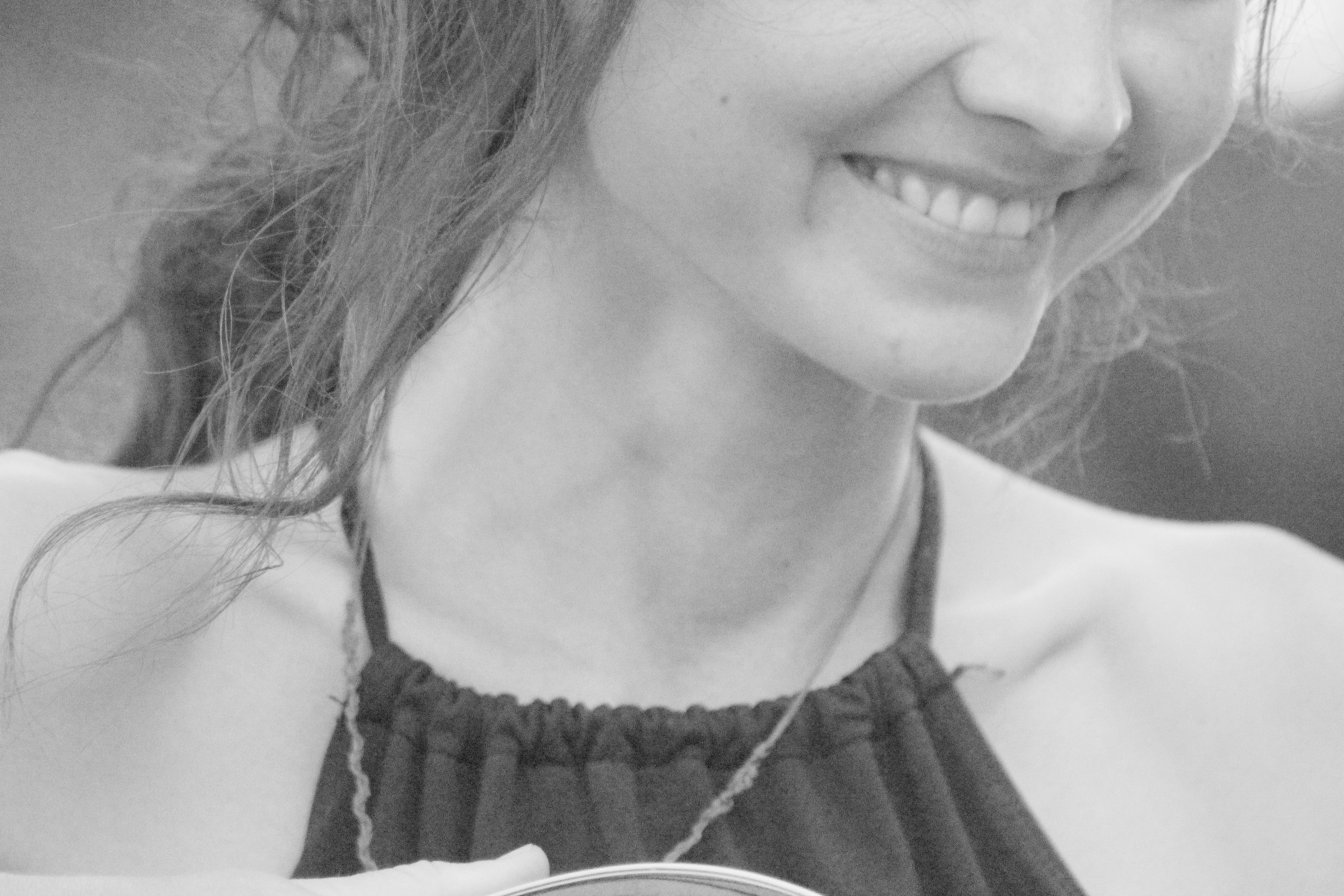 Women smiling