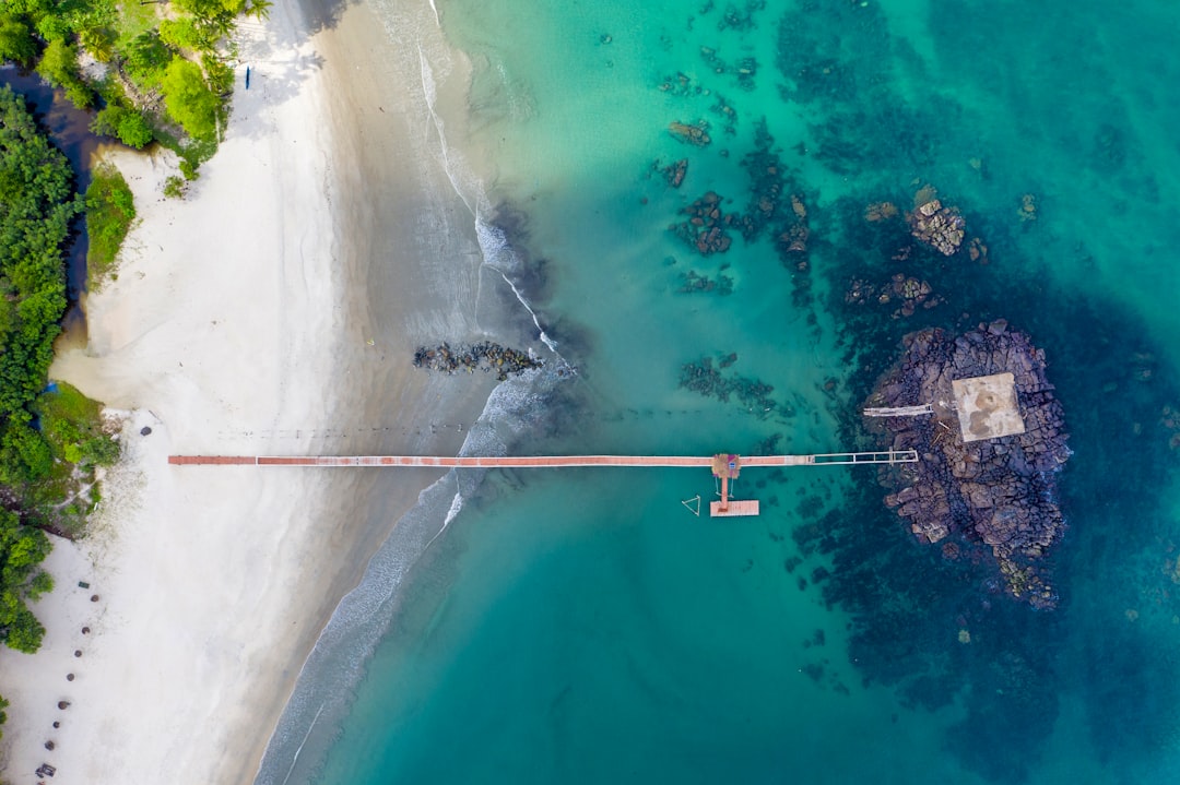 aerial view of body of water during daytime