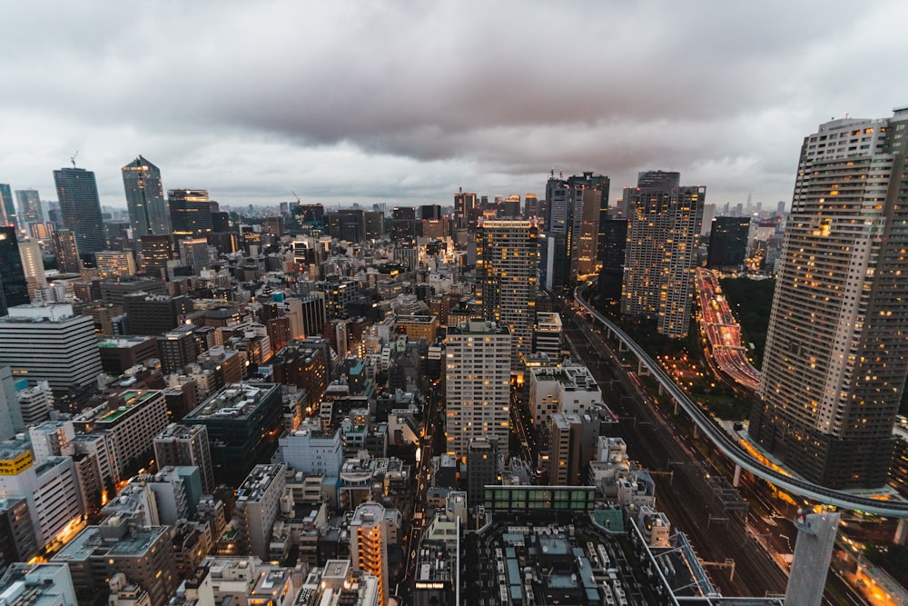 aerial view of city buildings during daytime