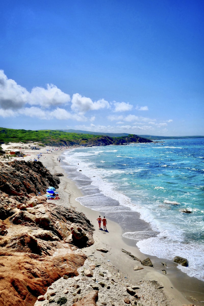 Crystal clear Sardinia beach