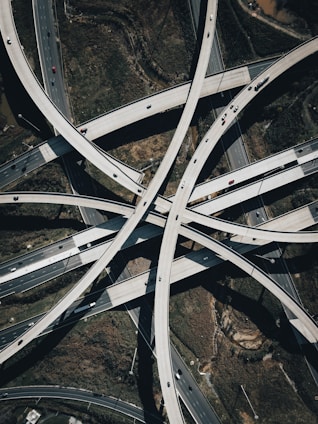 A panoramic view of a modern highway and bridge network in Sabah, highlighting large-scale infrastructure engineering.