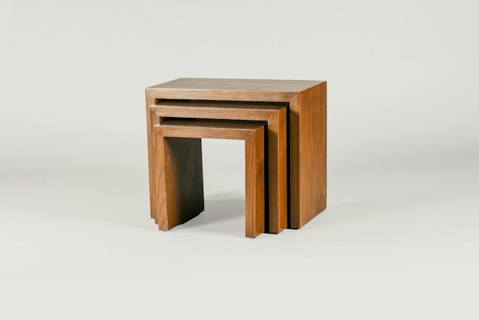 Custom-made solid wood furniture piece