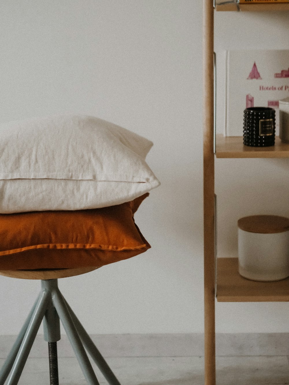 white ceramic mug on brown wooden table