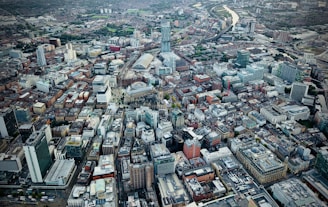aerial view of city buildings during daytime