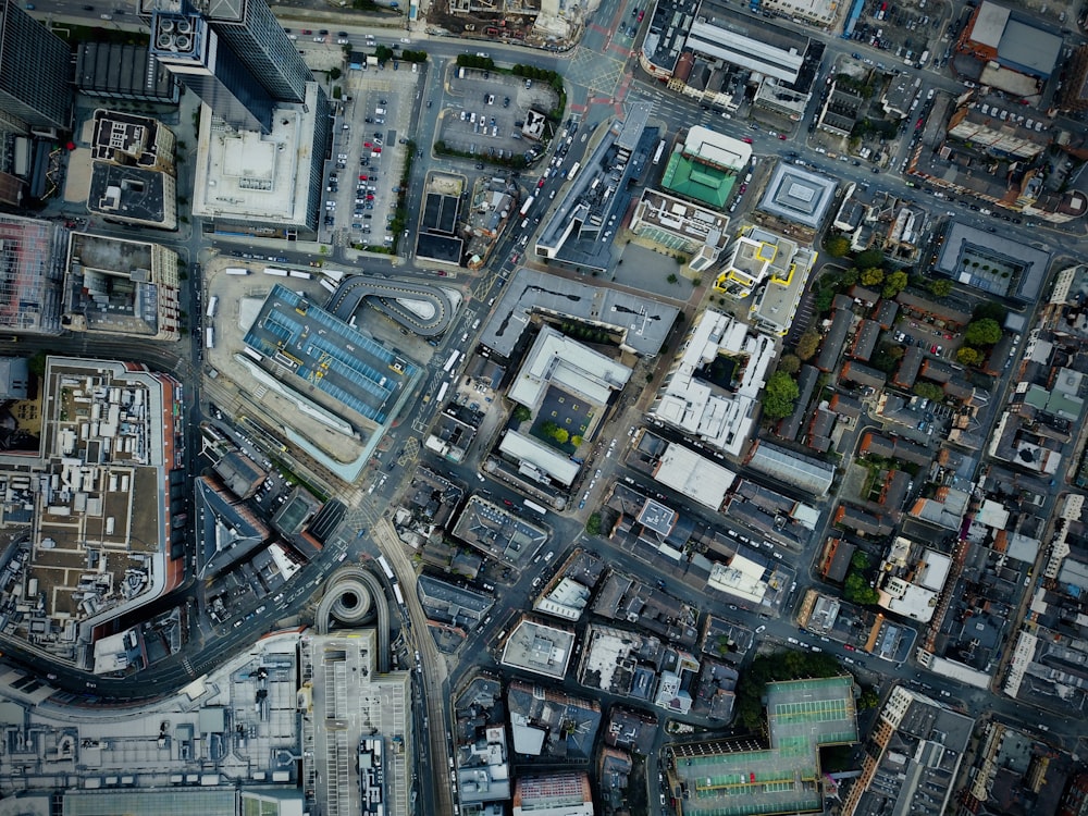 aerial view of city buildings during daytime